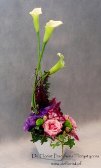 kwiaty kompozycje do biura recepcji restauracji